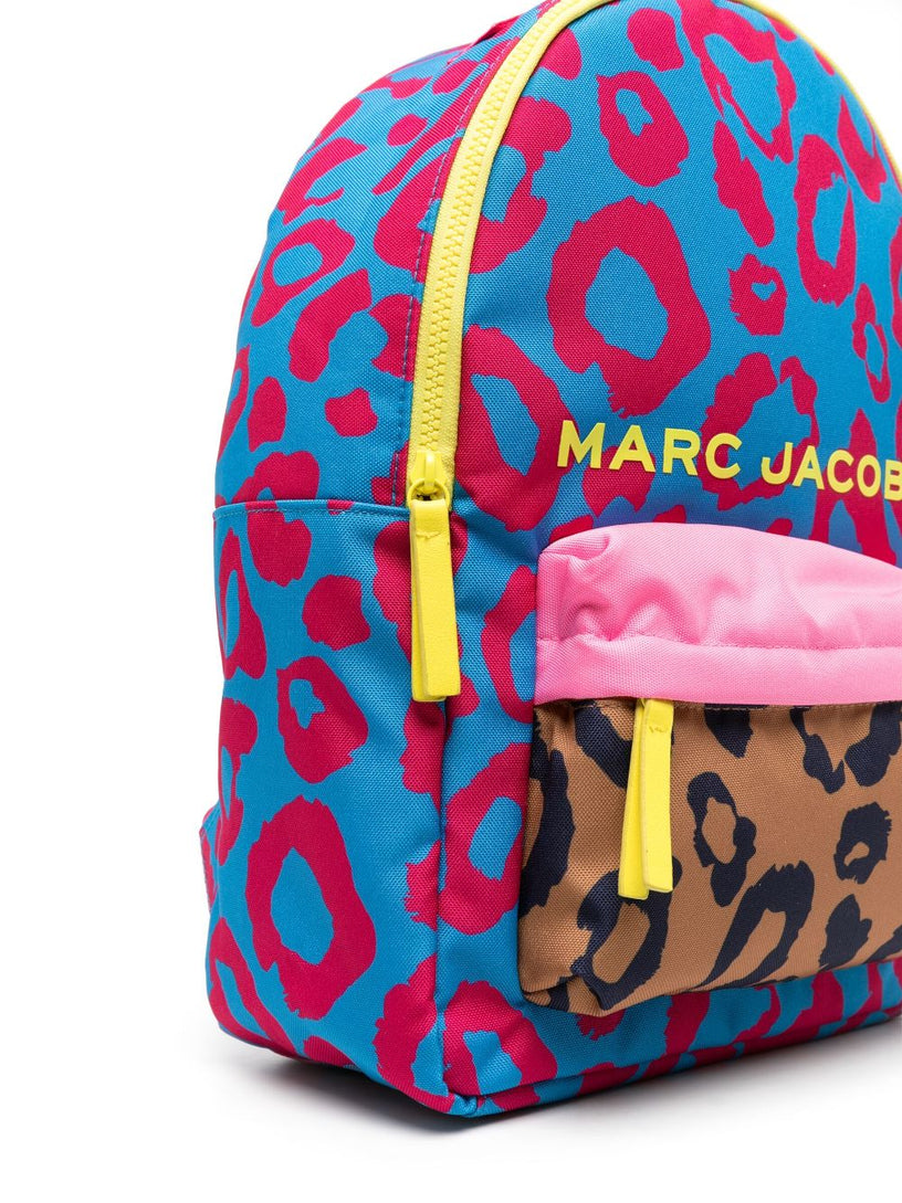 Leopard-print backpack