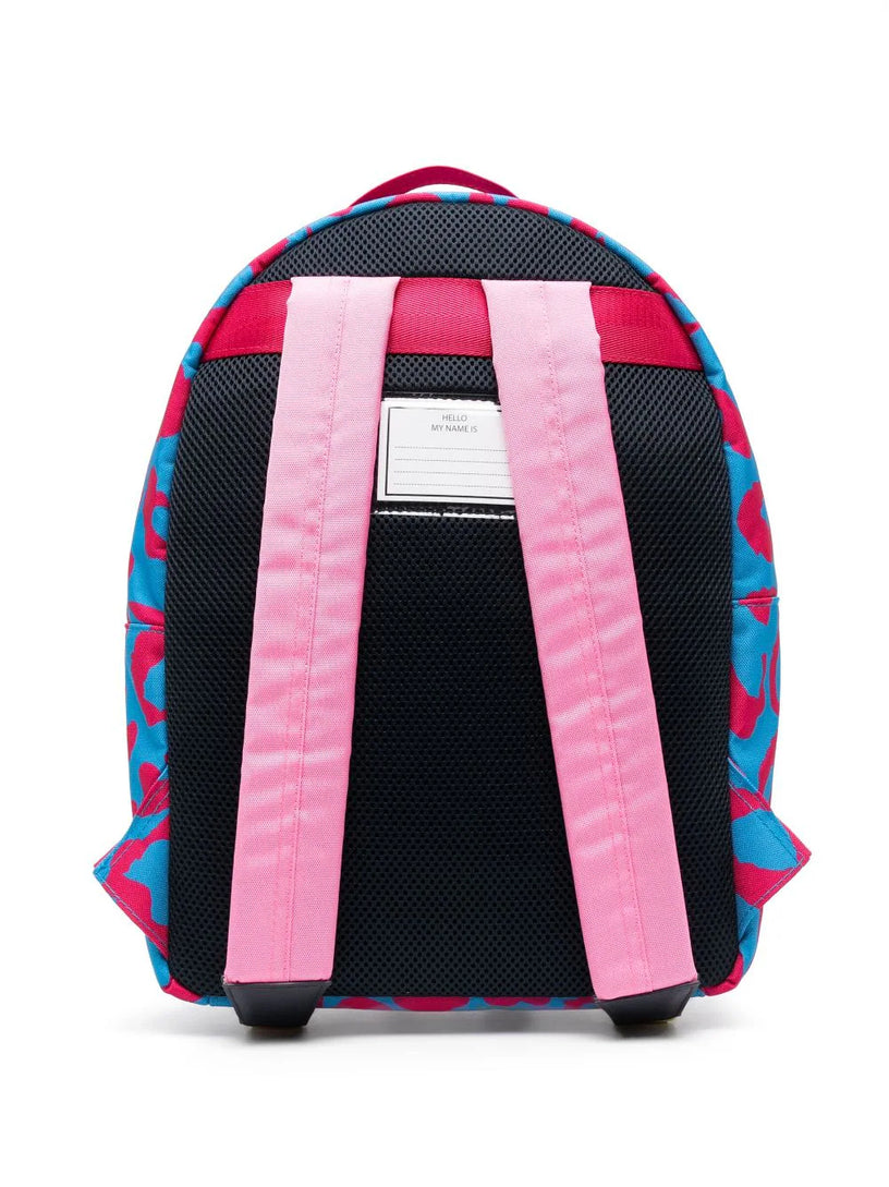 Leopard-print backpack