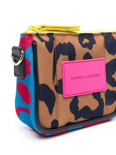 Leopard-print shoulder bag