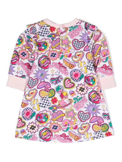Graphic print dress