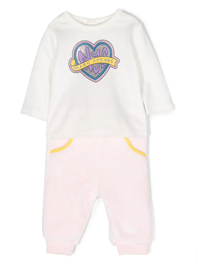 Logo-print tracksuit set