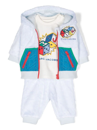 Logo-print tracksuit set