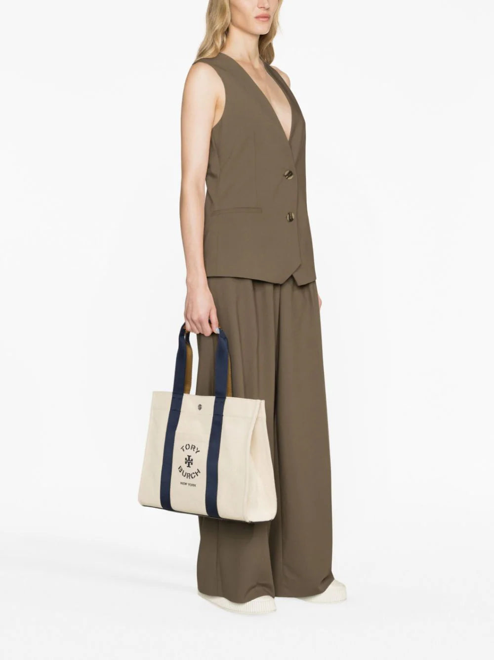 Tory logo-print tote bag