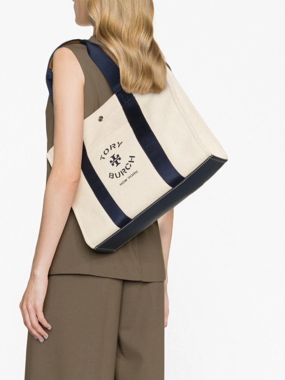 Tory logo-print tote bag