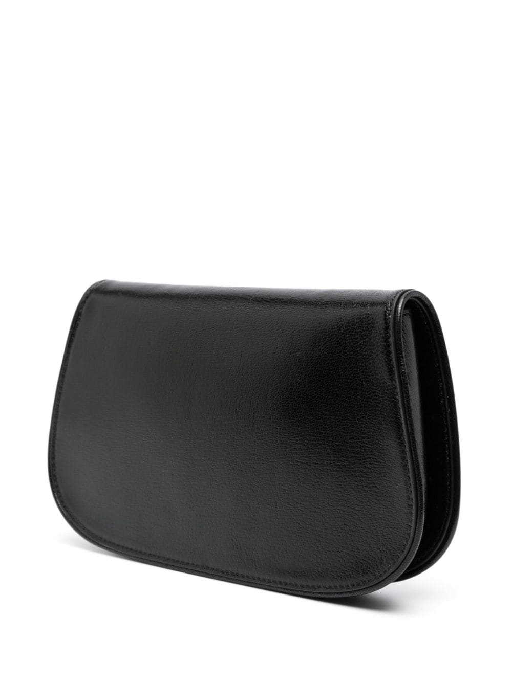 Logo-plaque shoulder bag