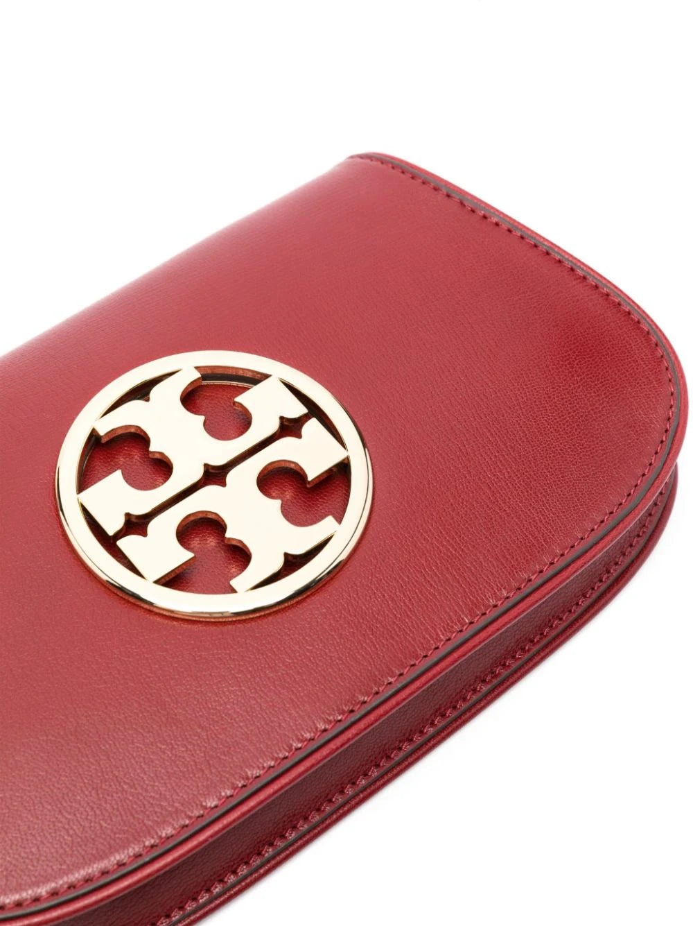 Logo-plaque shoulder bag