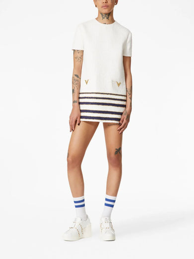 Mariniere Tweed short dress
