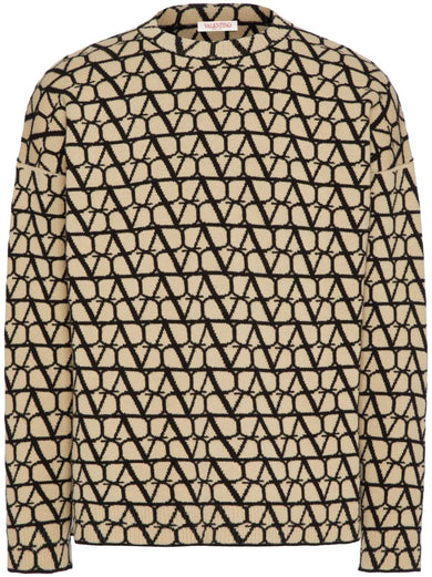Jumper with all-over Toile Iconographe