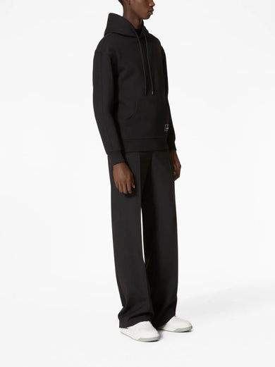 Hooded sweatshirt with Maison Valentino tailoring label