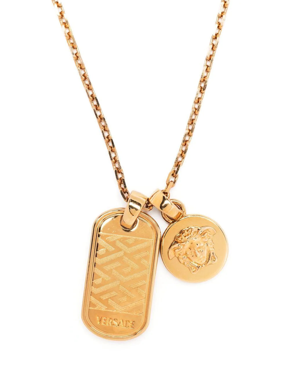 La Greca Tag Necklace