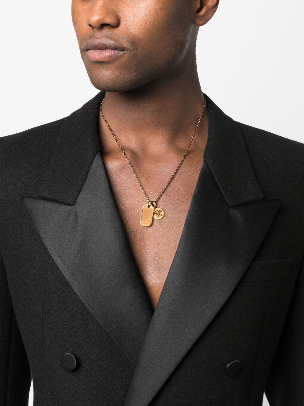 La Greca Tag Necklace
