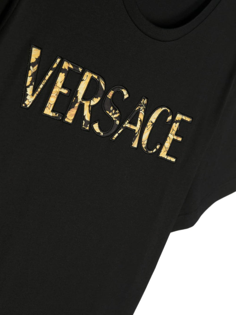 Barocco Versace Logo Kids T-Shirt