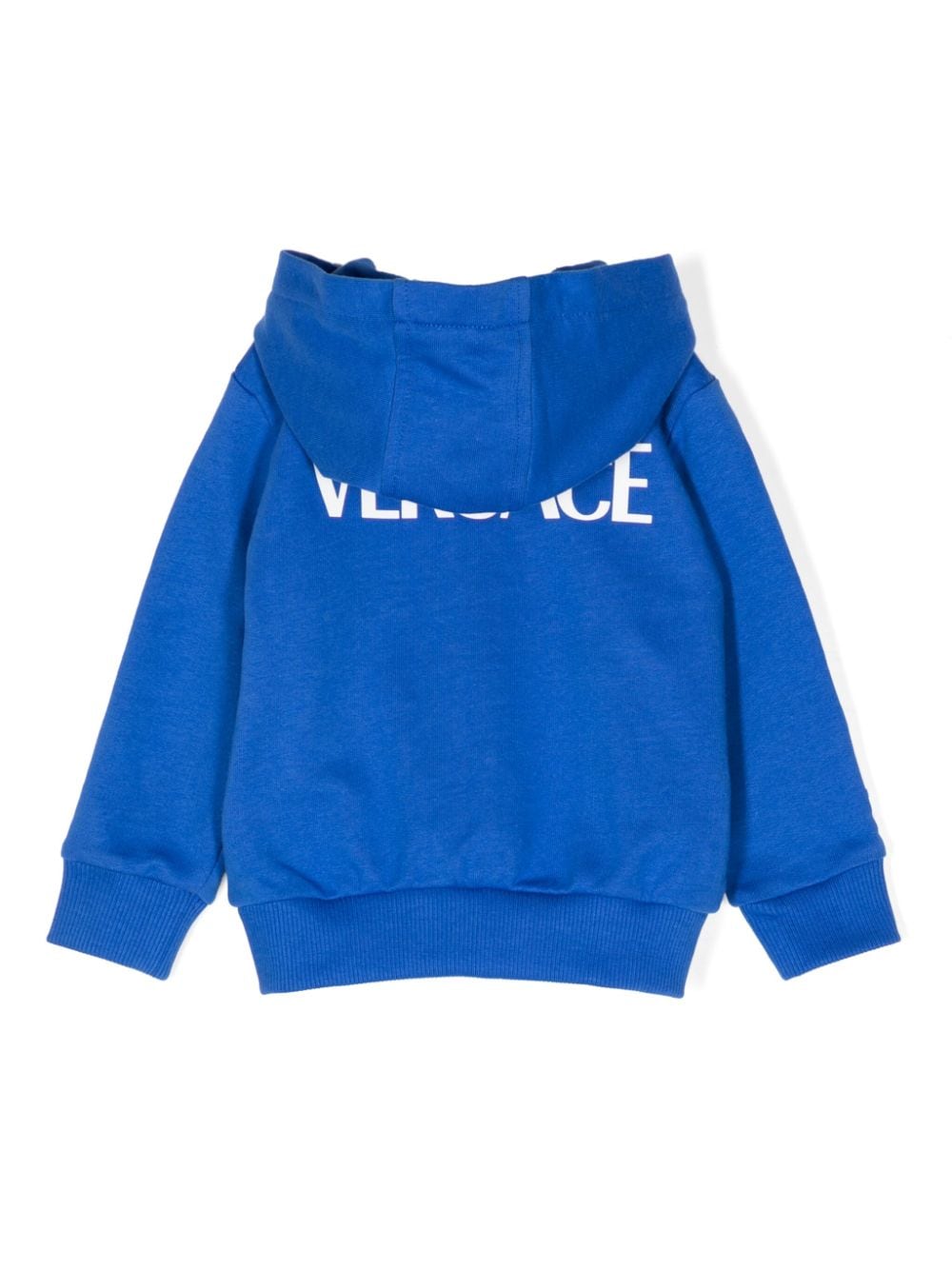 Greca-print zip-up hoodie