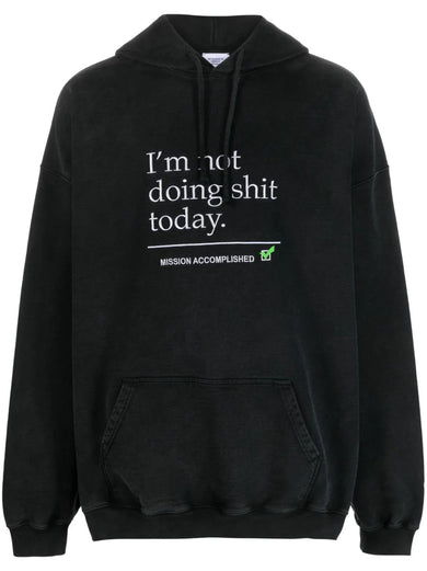 Not doing shit today hoodie