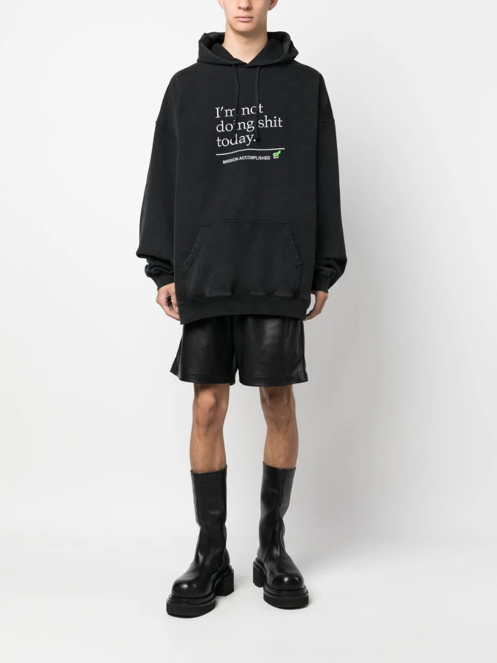Not doing shit today hoodie