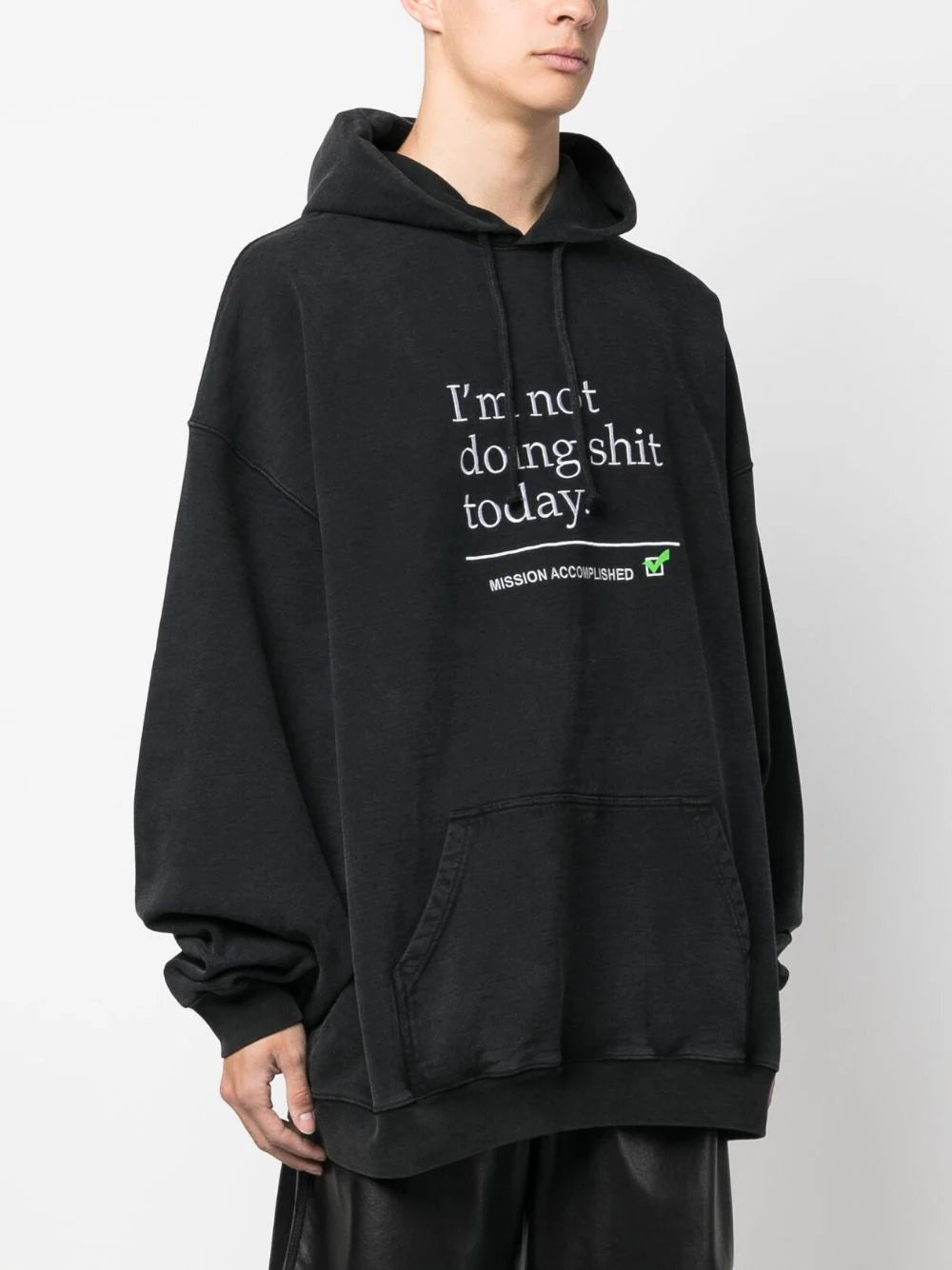 Not doing shit today hoodie