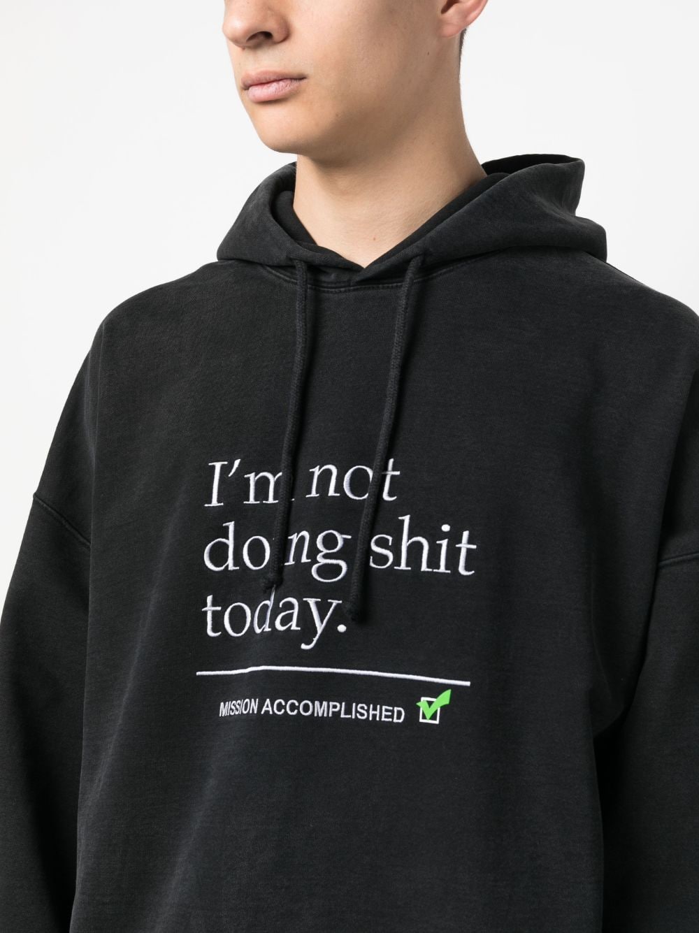 Not doing shit today hoodie