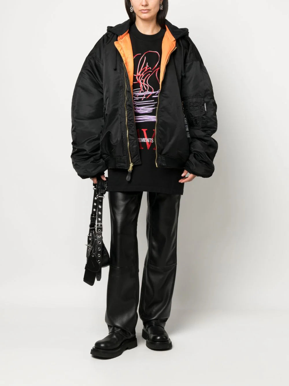 Hooded Bomber Jacket