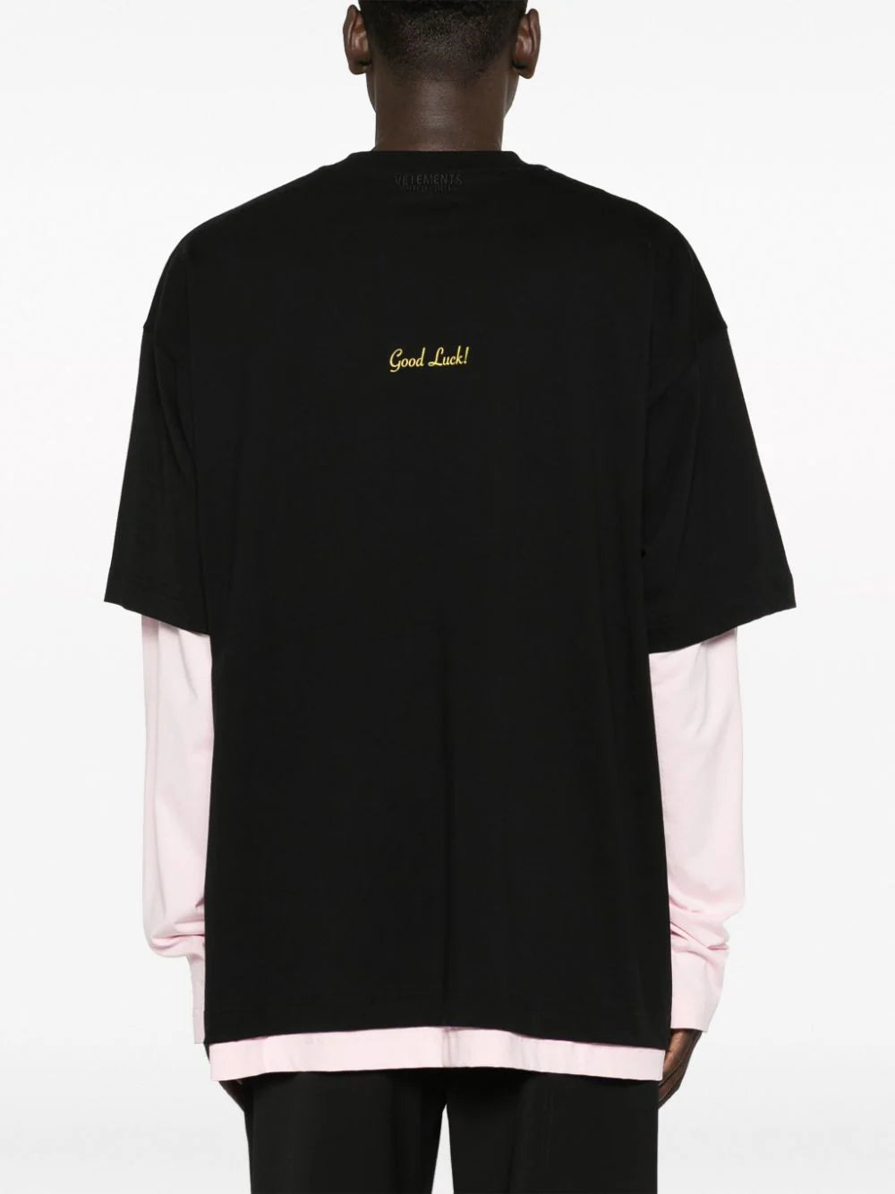 Lucky pig layered t-shirt