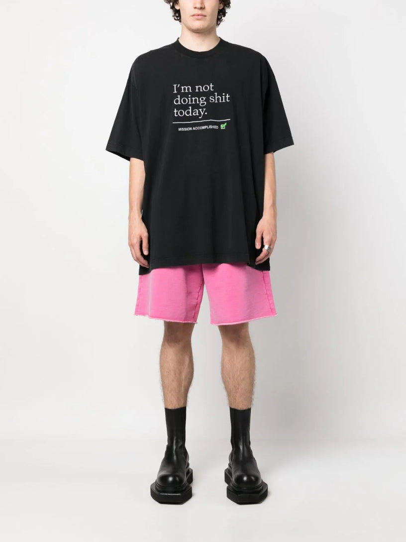 Not doing shit today t-shirt