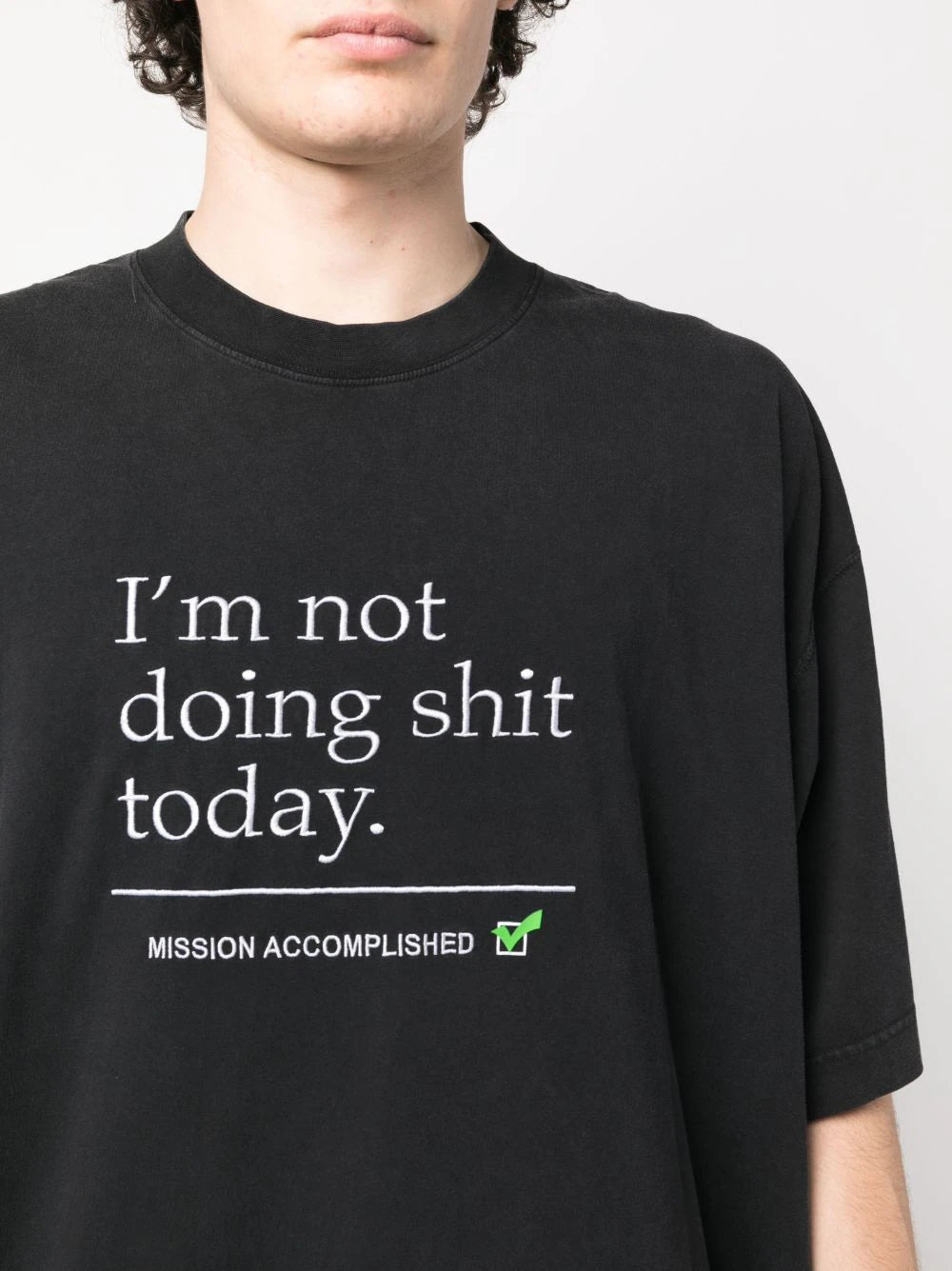 Not doing shit today t-shirt