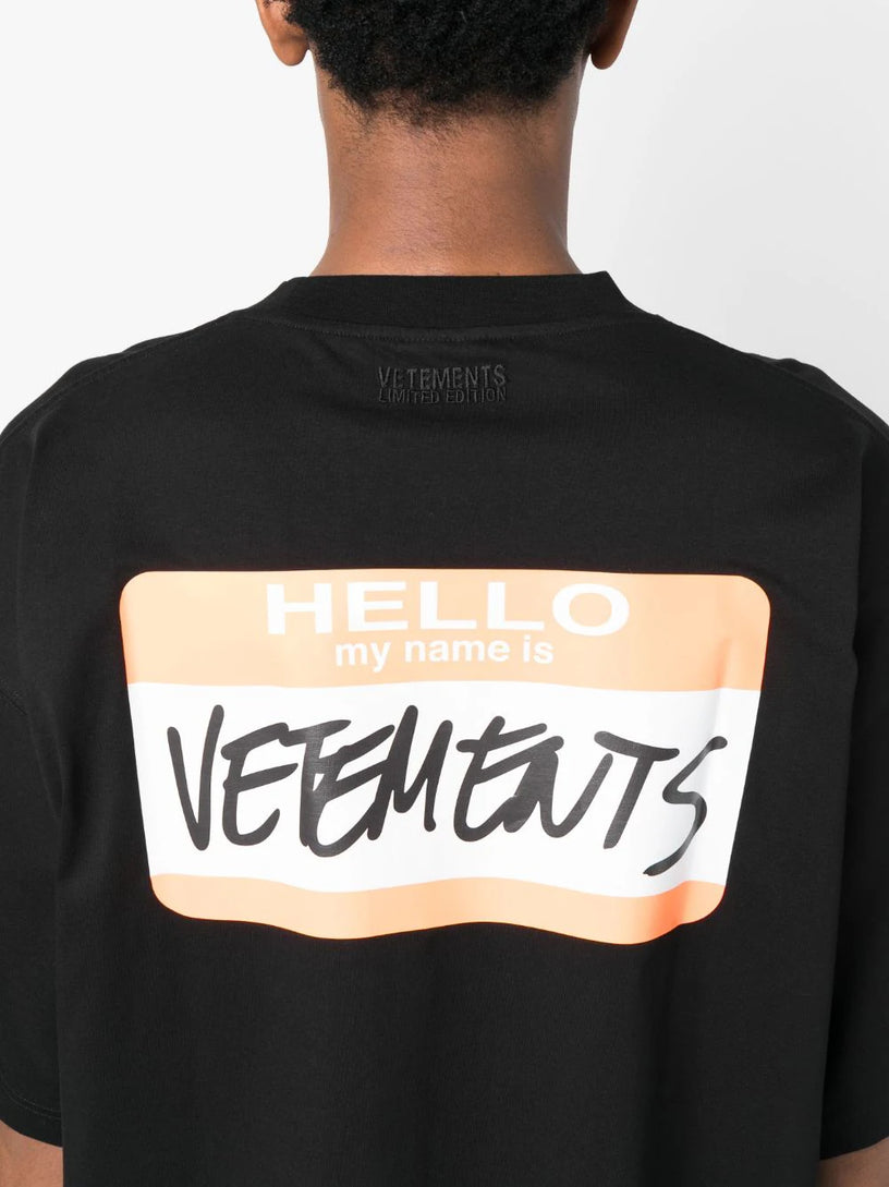 My Name is Vetements T-shirt