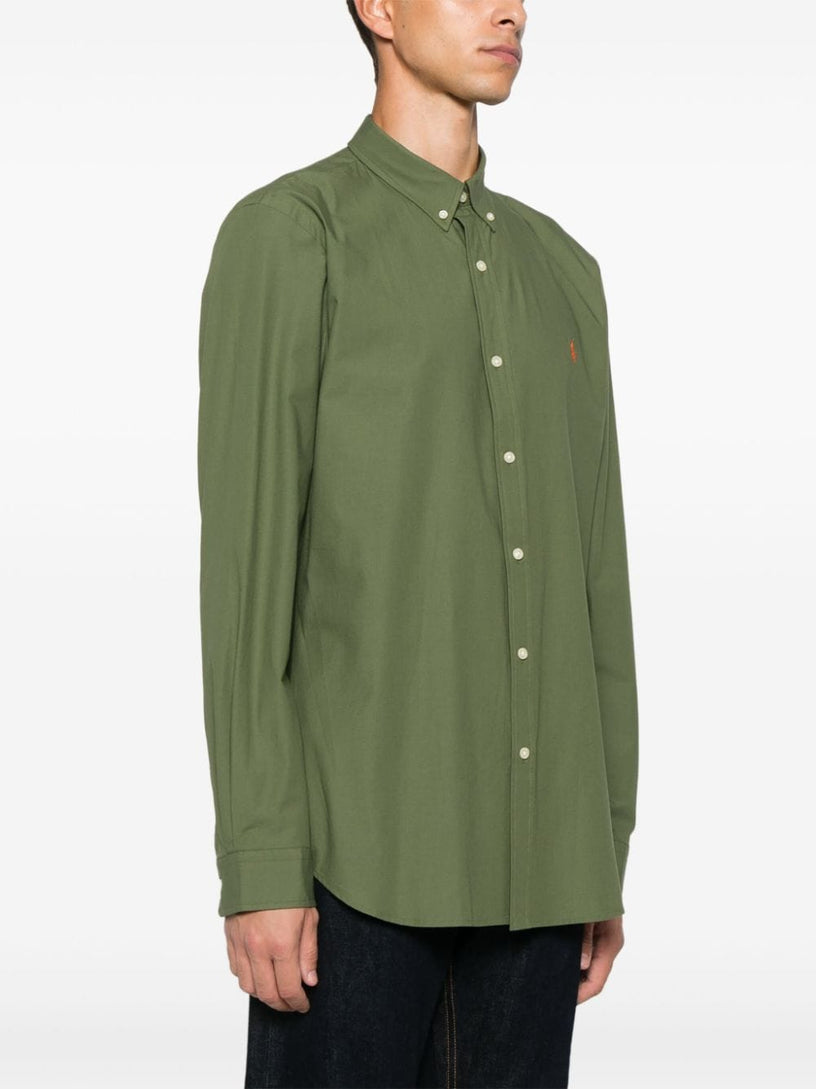 Slim Fit Stretch Poplin Shirt