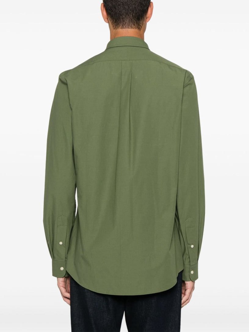 Slim Fit Stretch Poplin Shirt