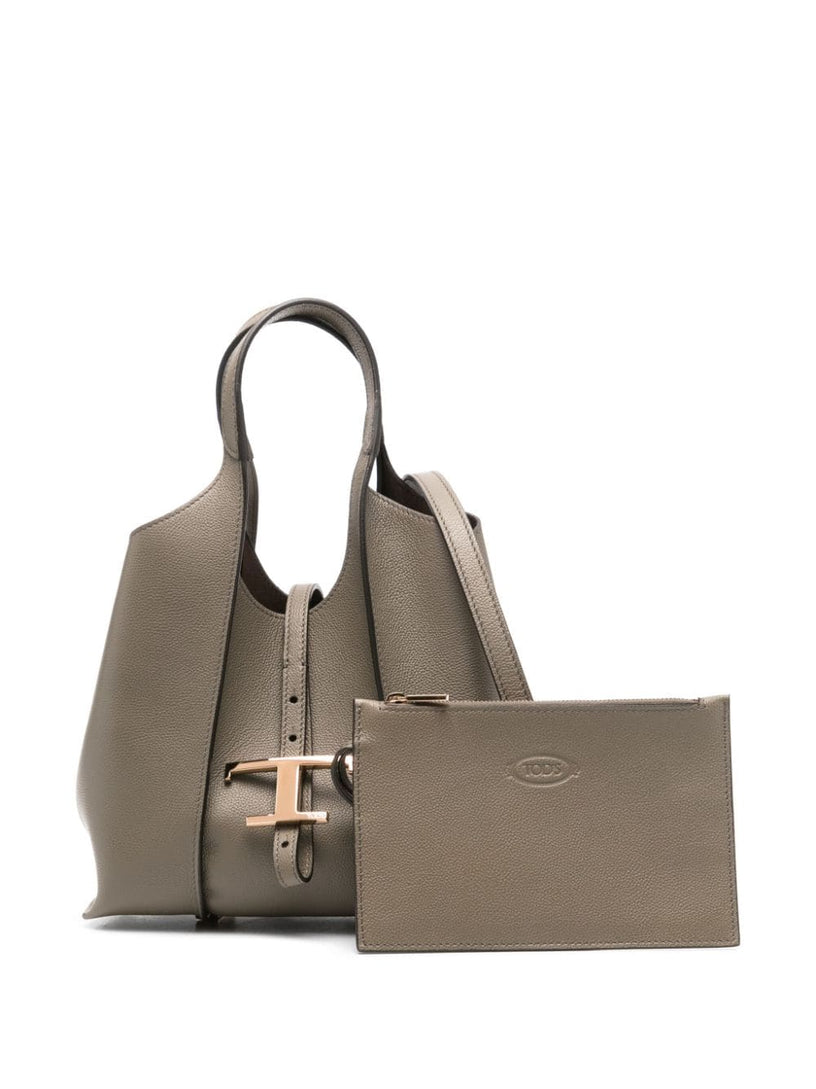 T Timeless Mini Shopping bag in leather