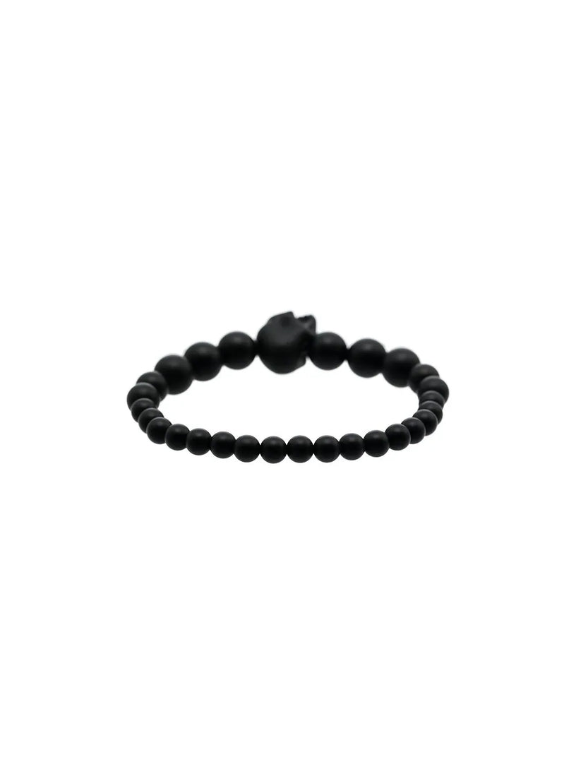Skull Bracelet With Pearls