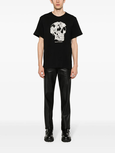 Pressed Flower Skull T-shirt