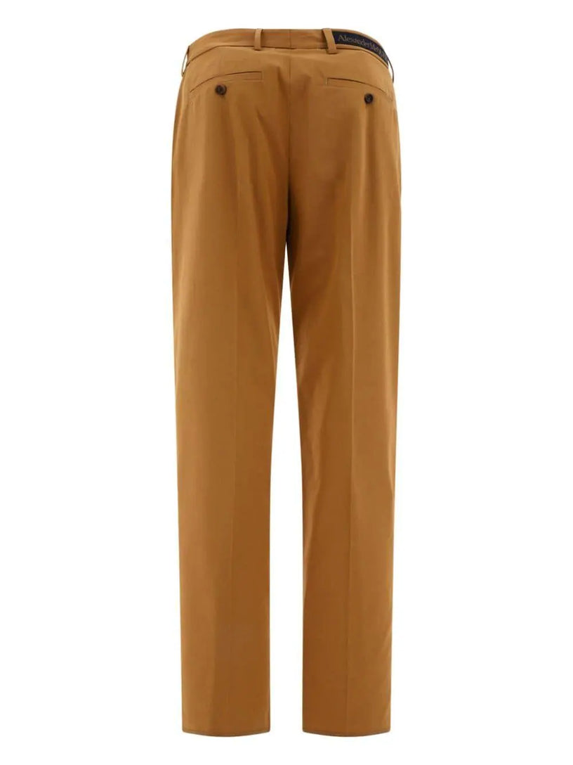 Trousers with logo