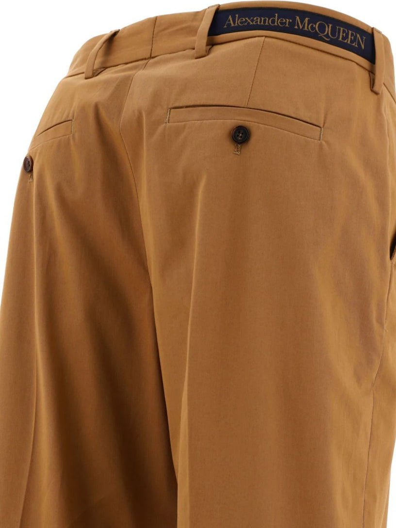 Trousers with logo