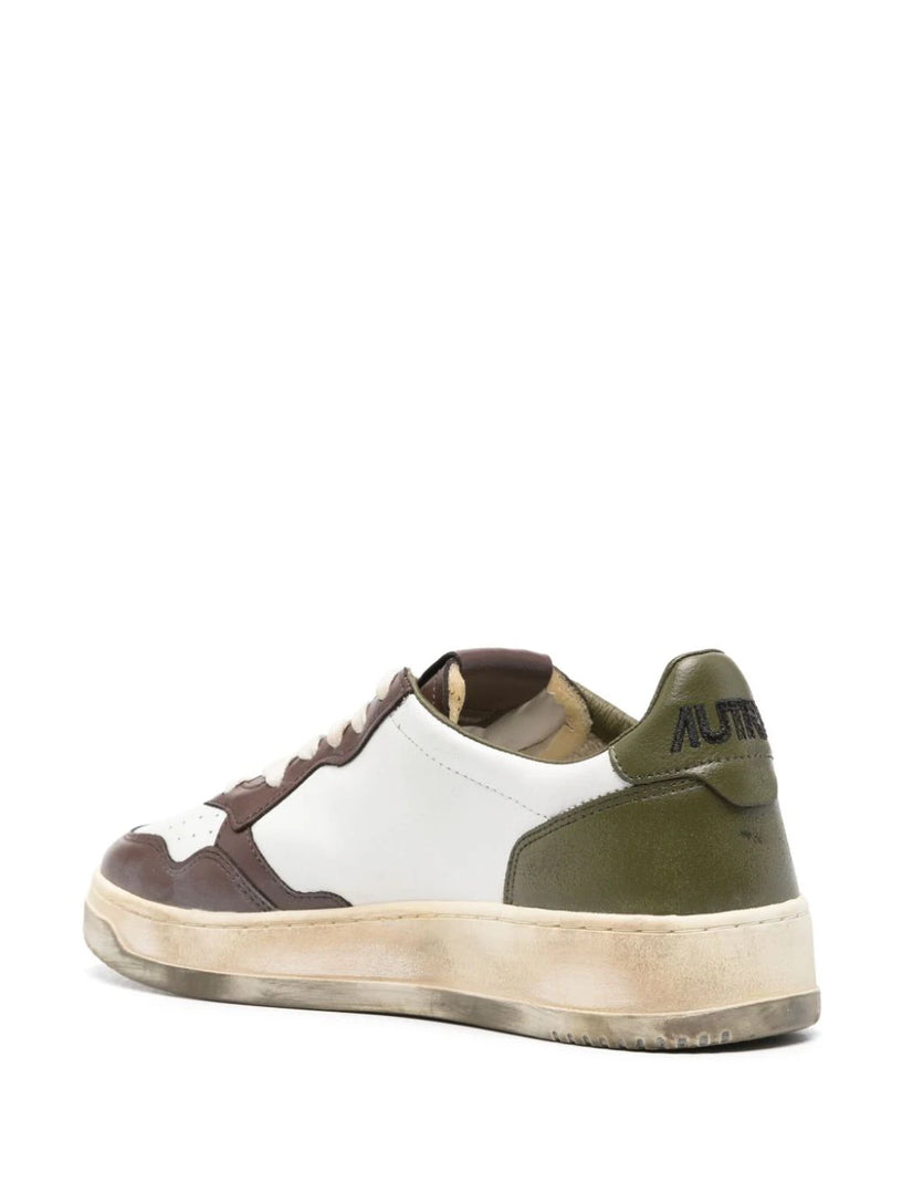Super vintage low leather sneakers