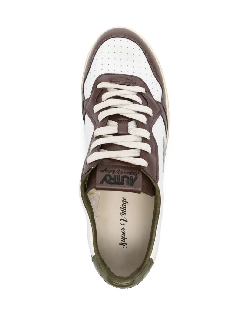 Super vintage low leather sneakers
