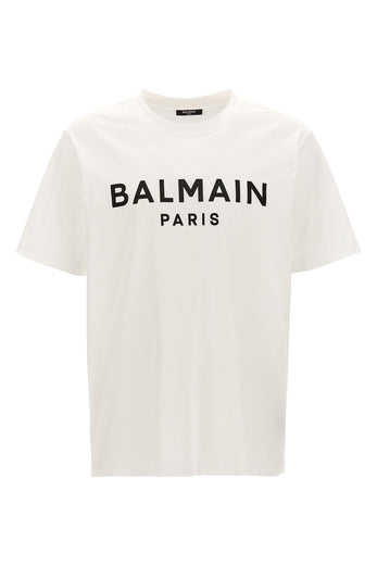 Short-sleeved T-shirt with Balmain Paris print
