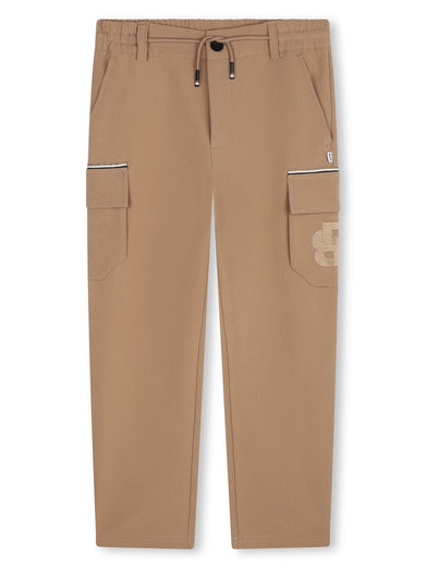 Straight trousers with application