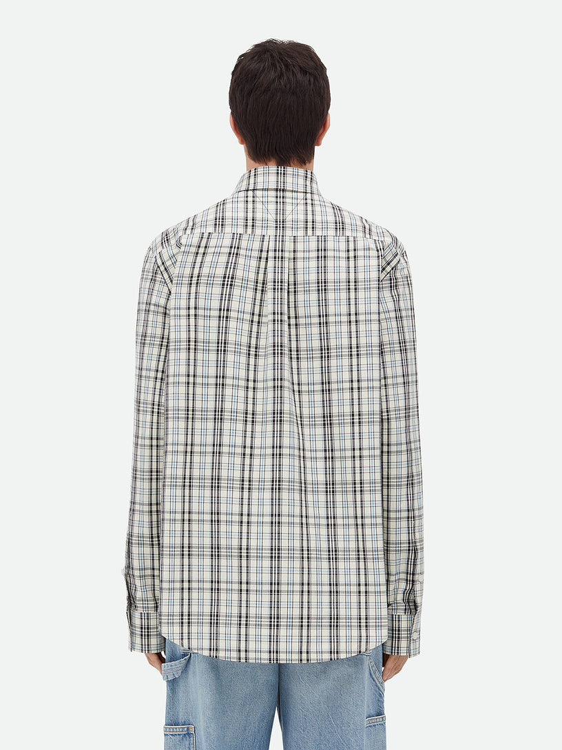 Bold check shirt in poplin