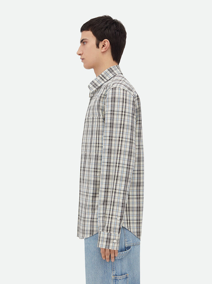 Bold check shirt in poplin