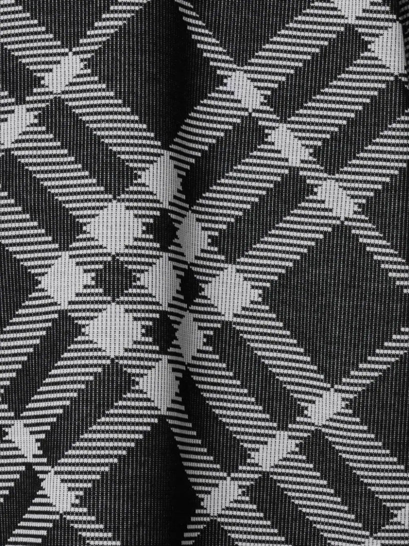 Check Stretch Cotton Blend T-shirt