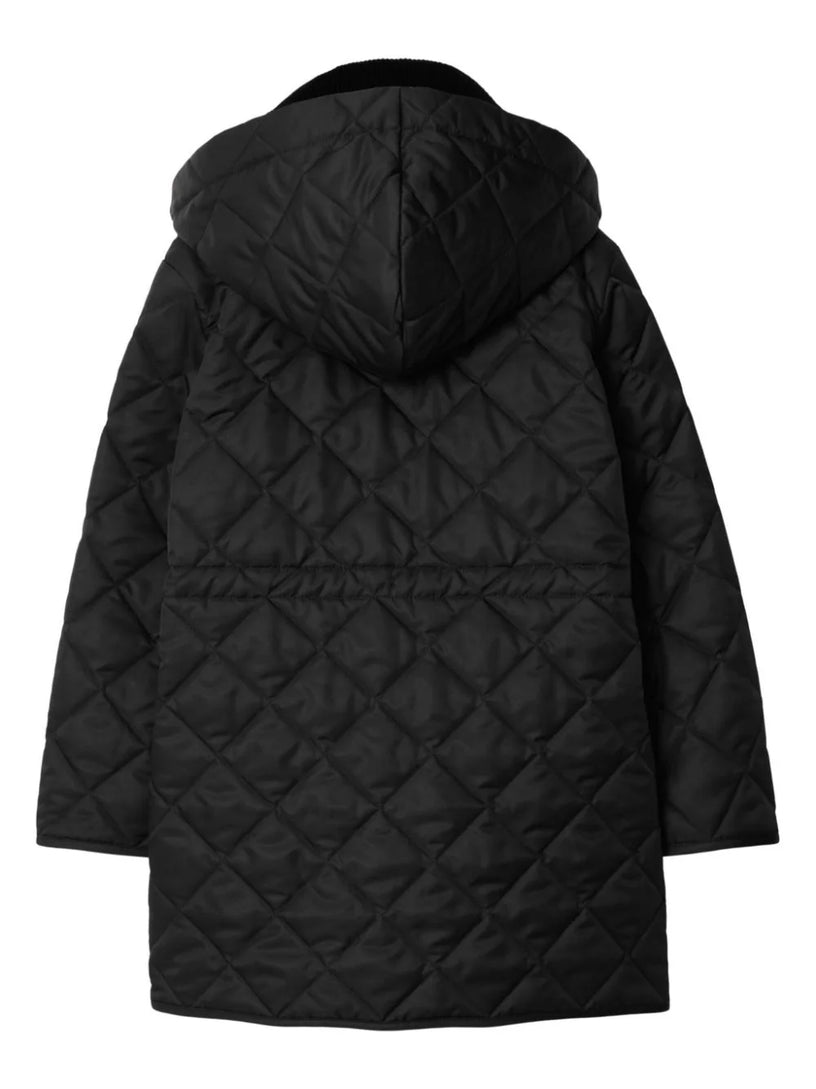 Down jacket with check