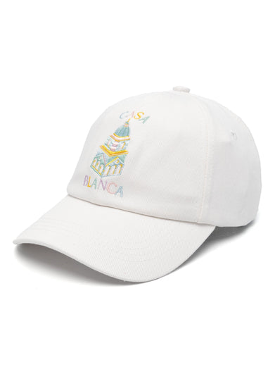 Maison Pastelle hat with embroidery