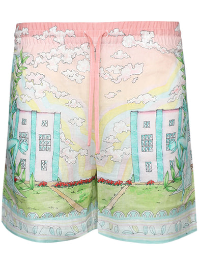 Vase Linen Shorts