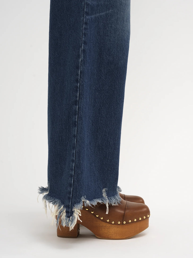 Cropped wide-leg jeans