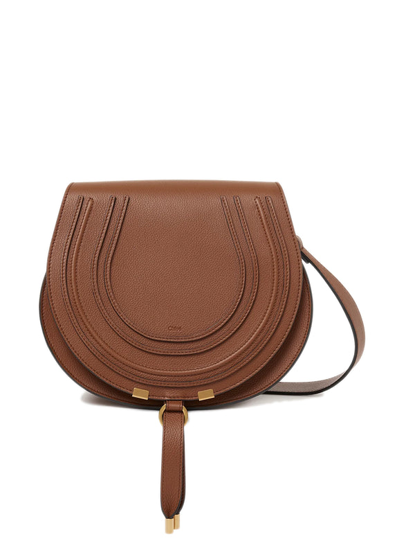 Borsa Saddla Marcie in pelle granata