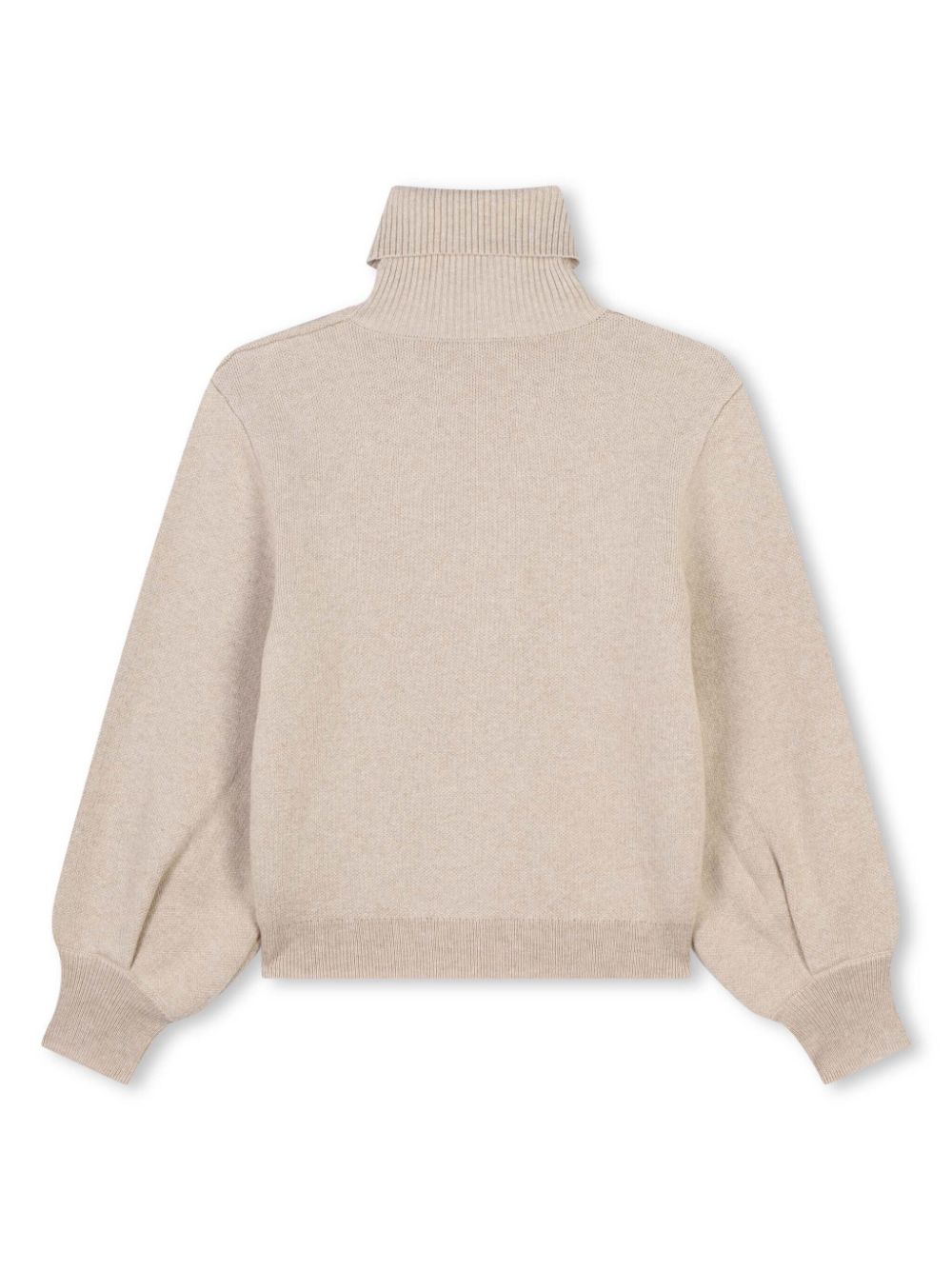 Turtleneck sweater Chloé Kids Beige | Grifo210