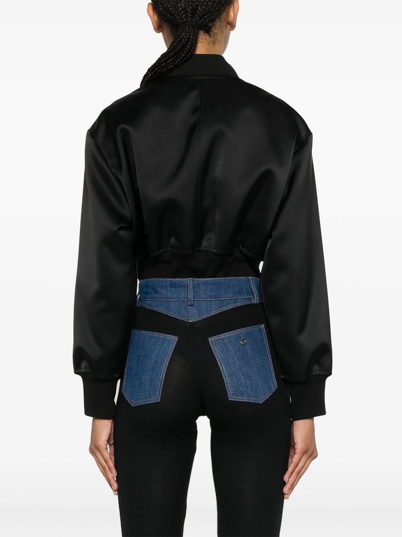 Second Skin Ribbed Denim Pants