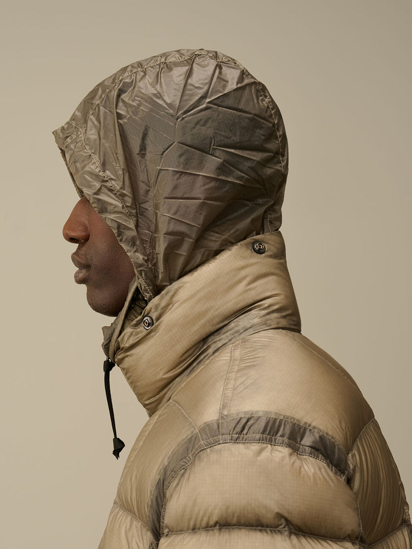 D.D. Shell Hooded Medium Down Jacket