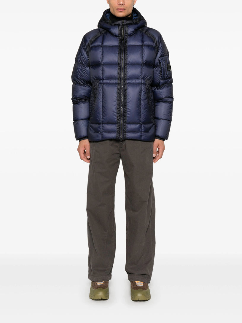 D.D. Shell Hooded Medium Down Jacket CP COMPANY Blu | Grifo210
