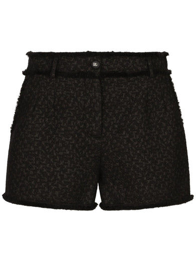 Rachel wool tweed shorts
